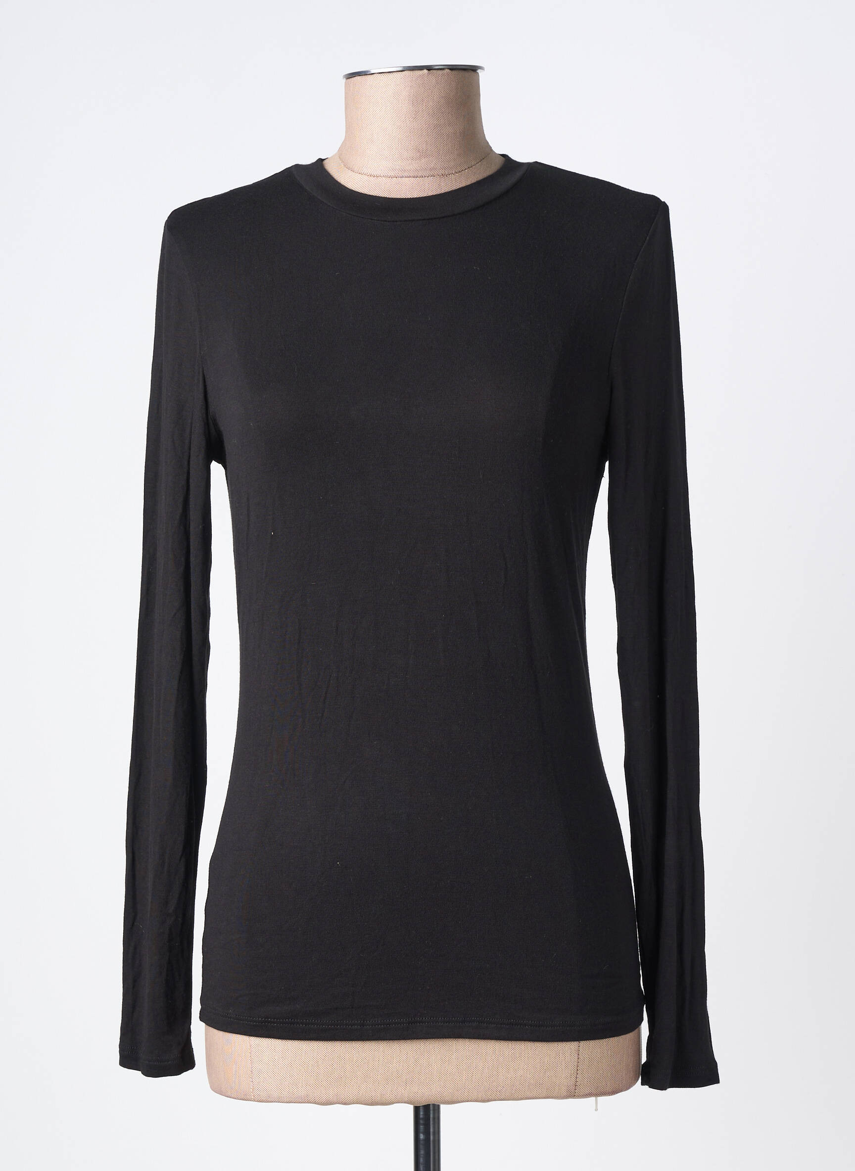 T-shirt manches longues manches longues noir ICHI femme