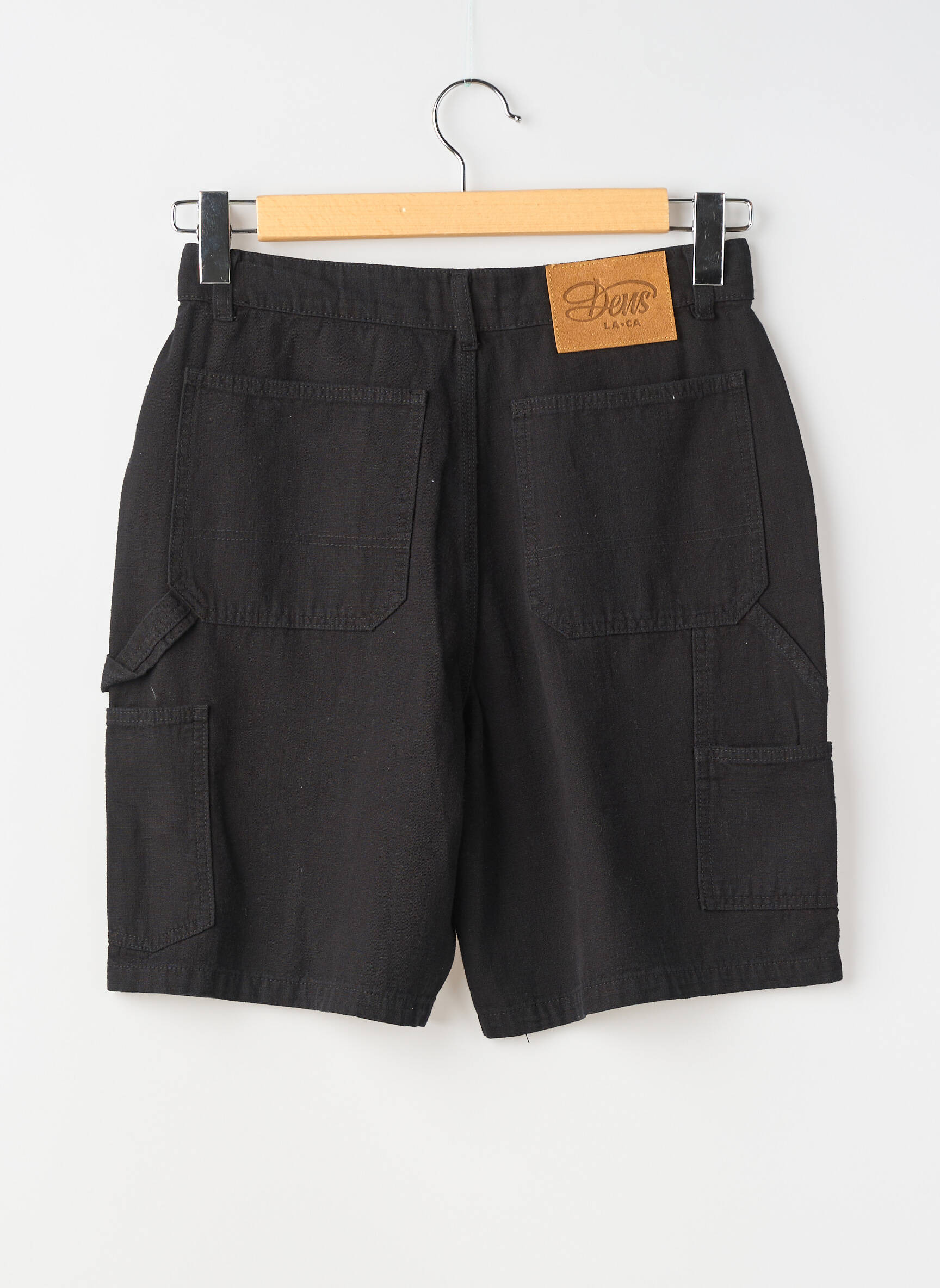 Bermuda coupe droite taille normale noir DEUS EX MACHINA homme