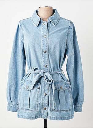 Veste casual poches bleu OBJECT femme
