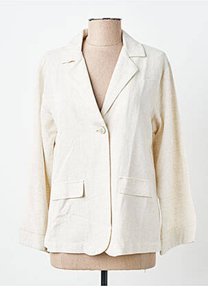 Blazer coupe cintrée beige VILA femme