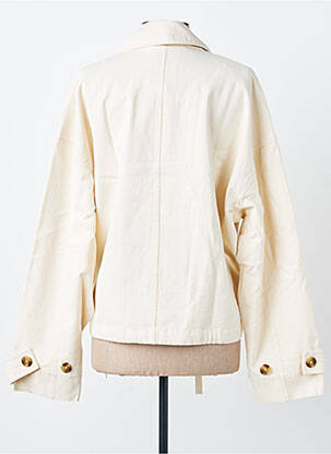 Veste casual poches beige THINKING MU femme