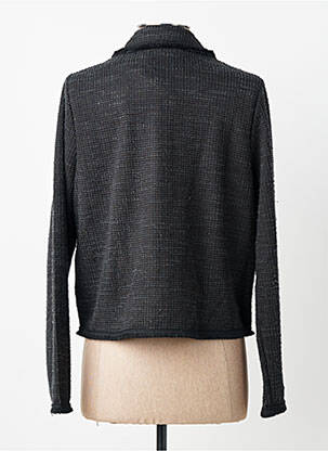 Veste casual coupe droite noir ICHI femme