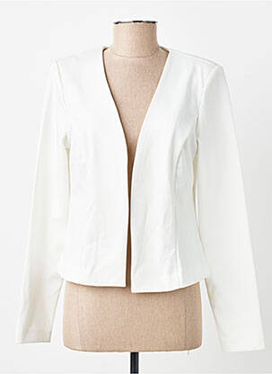 Veste chic col v blanc ICHI femme