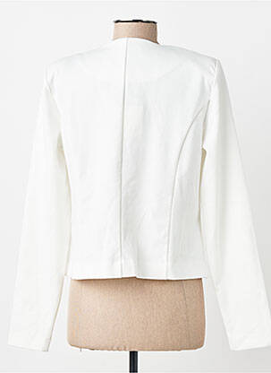 Veste chic col v blanc ICHI femme