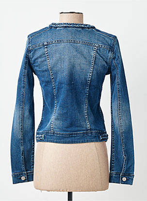 Veste casual poignets boutonnés avec fente bleu VILA femme