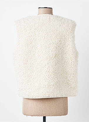 Gilet sans manche poches beige OBJECT femme