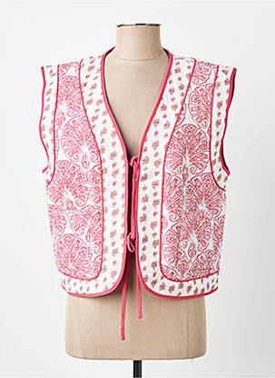 Gilet sans manche poches rose VILA femme