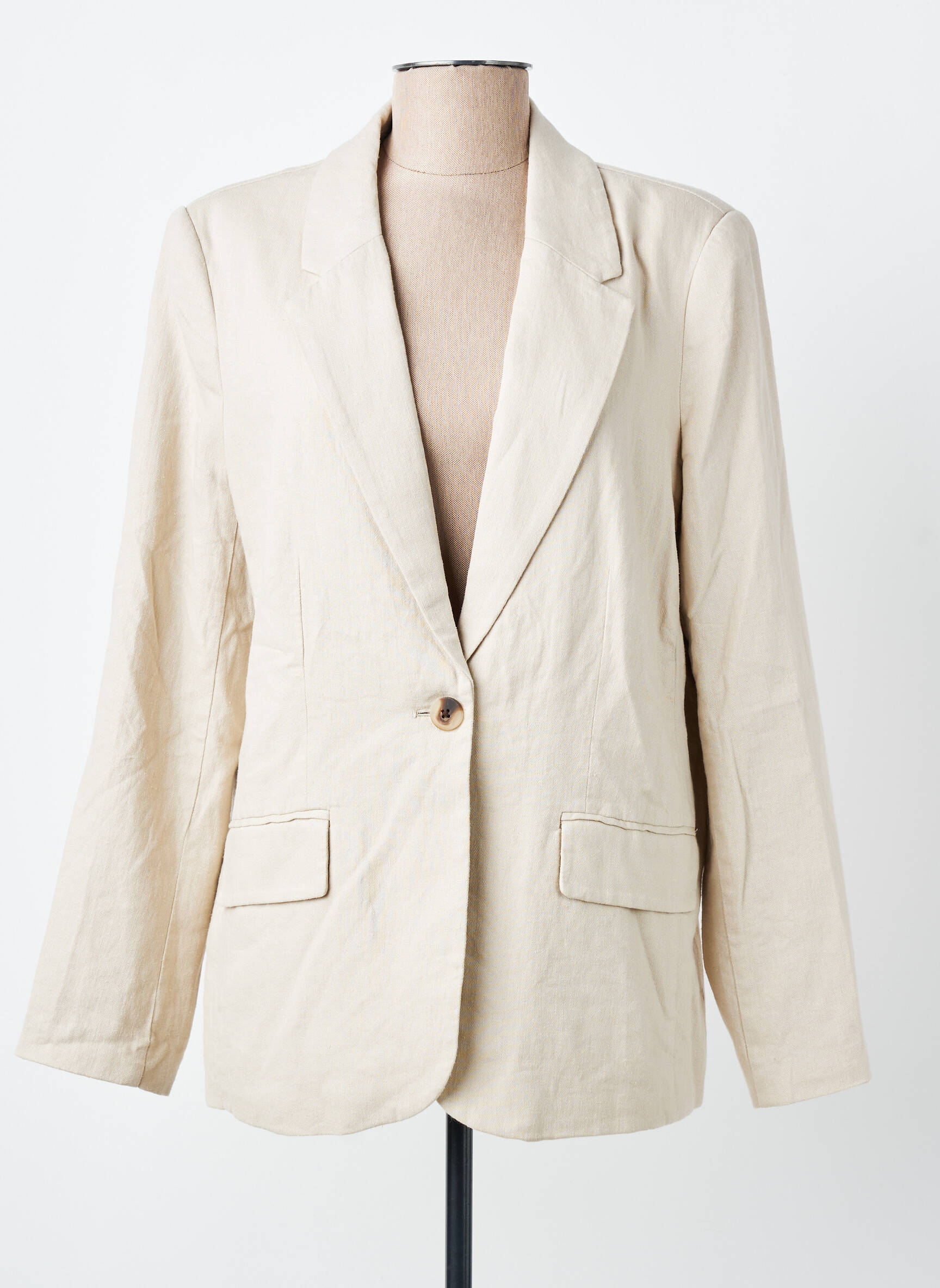Blazer poches beige VILA femme