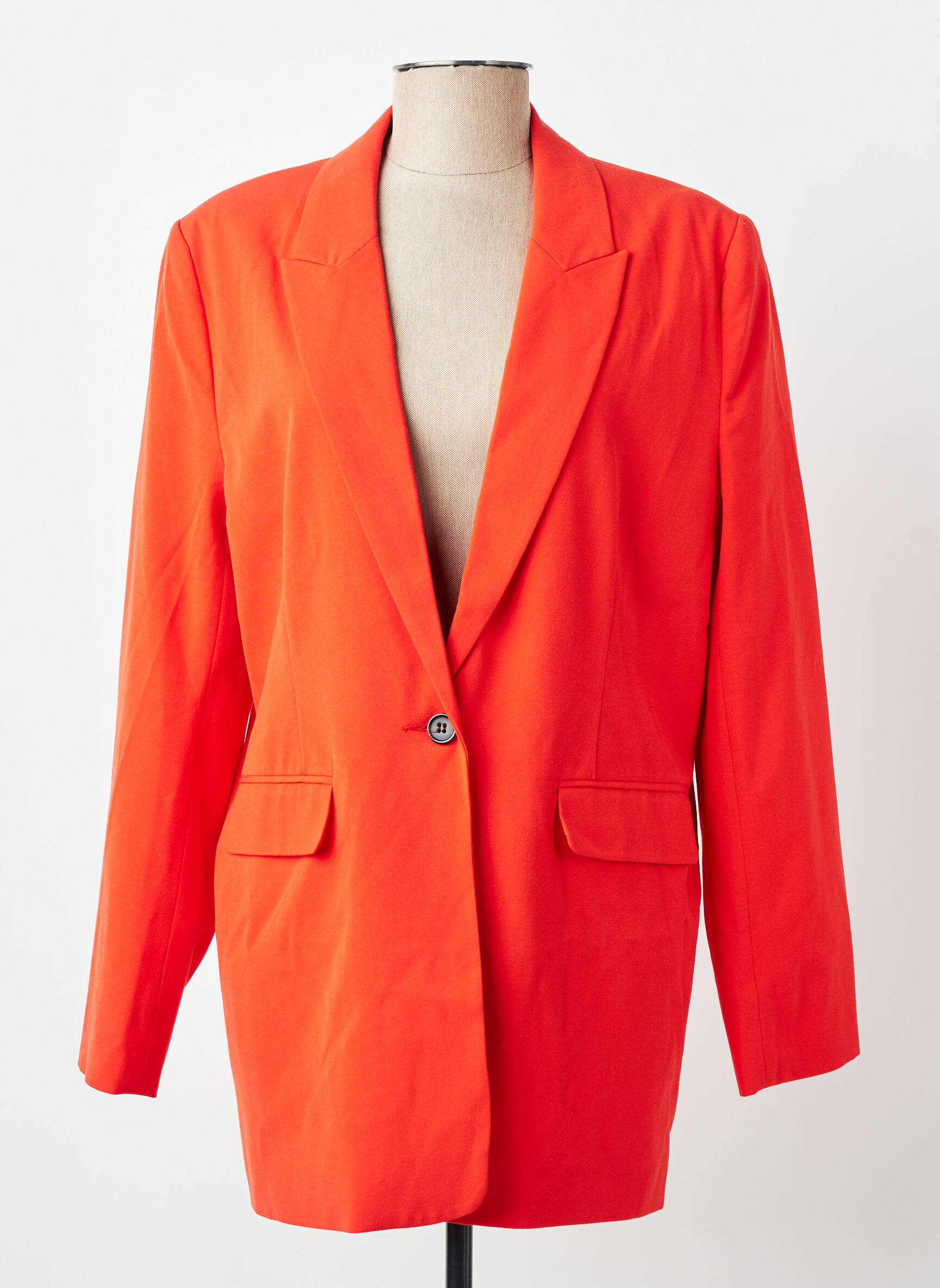Blazer poches orange B.YOUNG femme