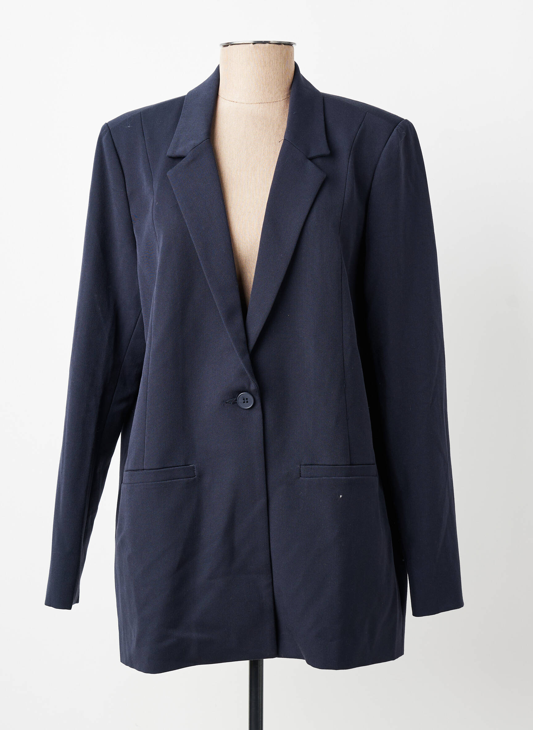 Blazer poches bleu MINIMUM femme