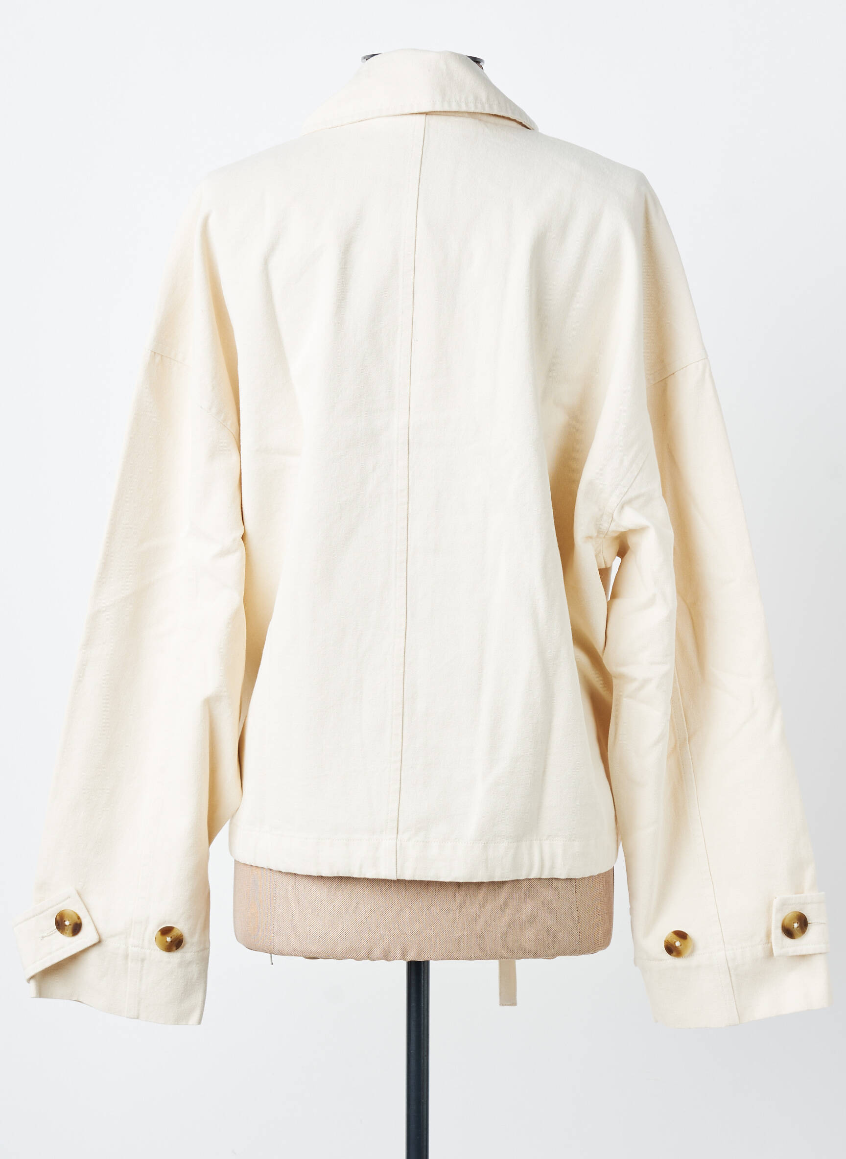 Veste casual poches beige THINKING MU femme