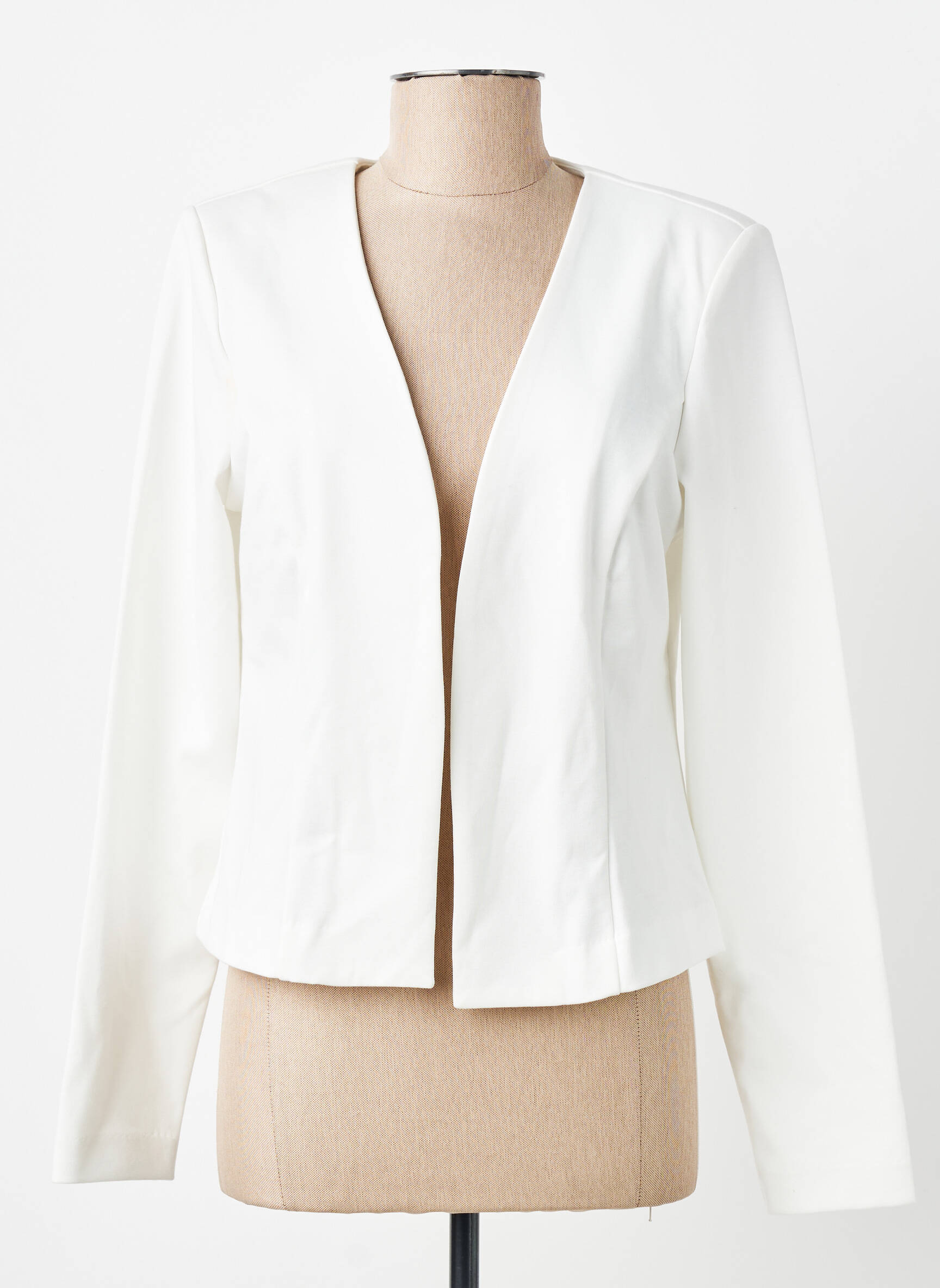 Veste chic col v blanc ICHI femme