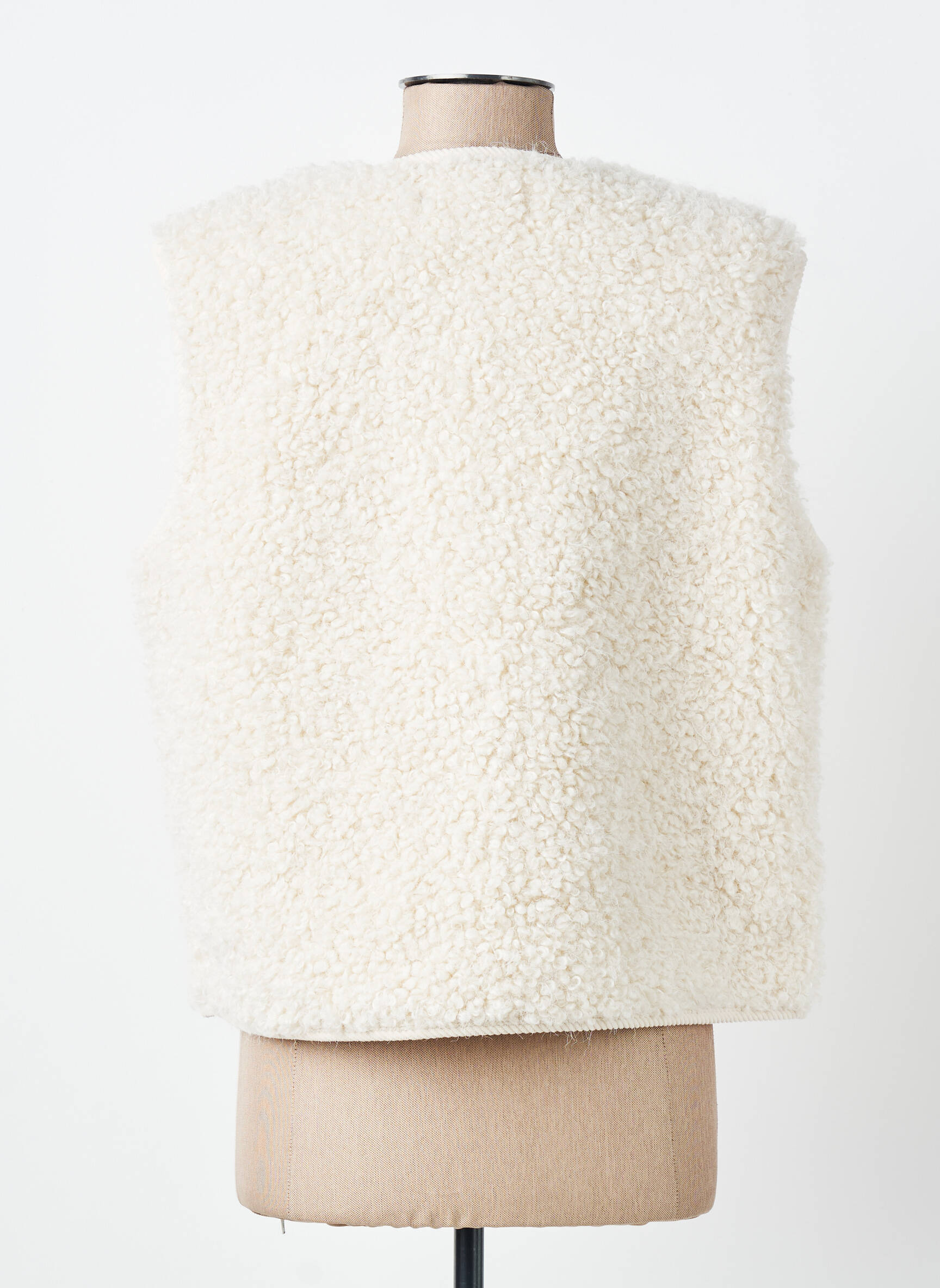 Gilet sans manche poches beige OBJECT femme