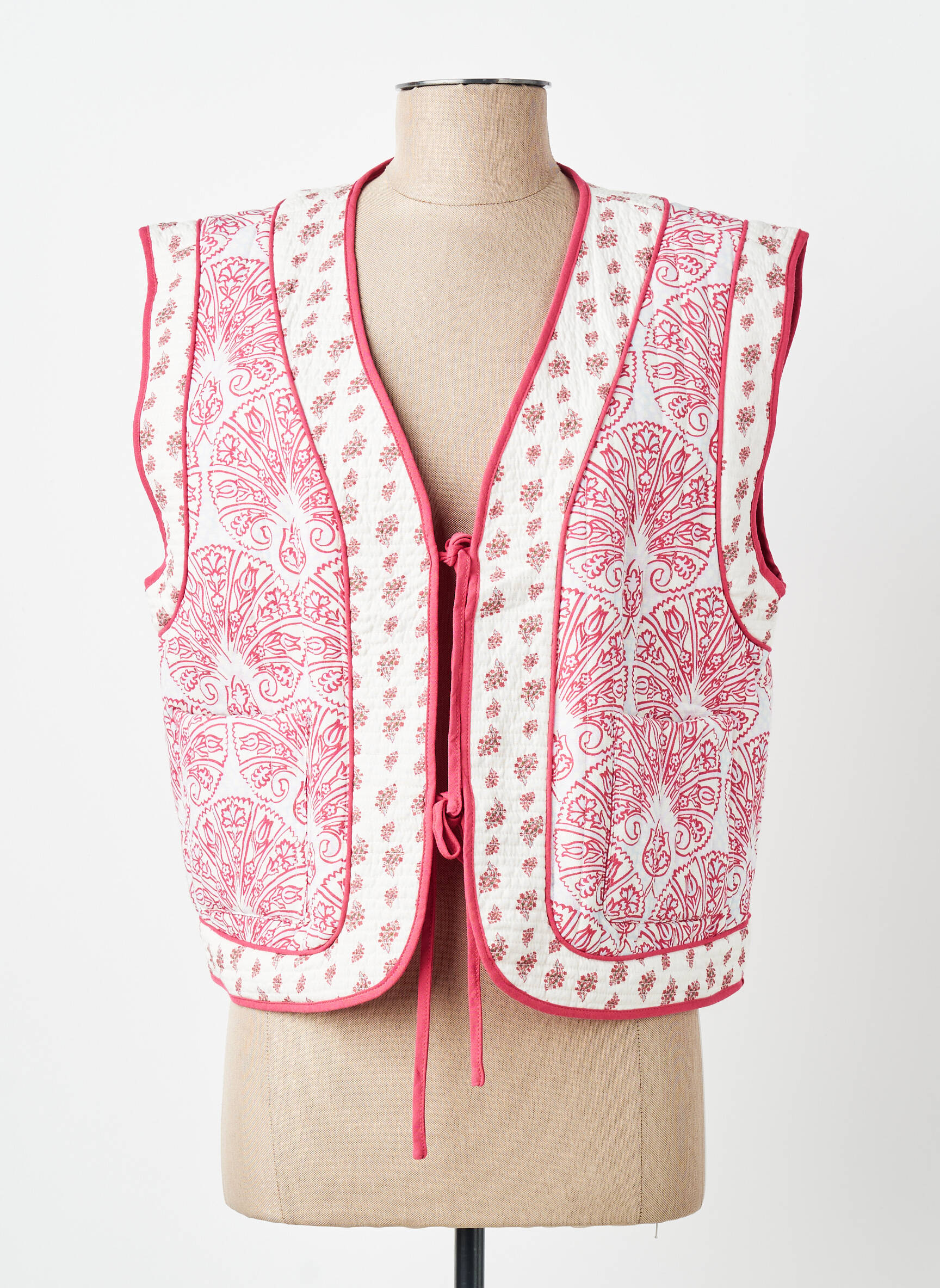 Gilet sans manche poches rose VILA femme