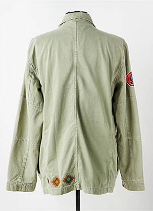 Parka multipoches sans capuche vert HERO SEVEN homme