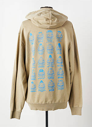 Sweat-shirt à capuche poches manches longues vert EDWIN homme
