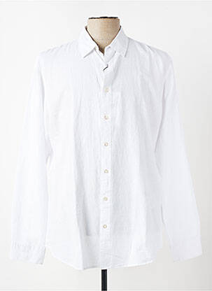 Chemise manches longues coupe droite blanc SELECTED homme