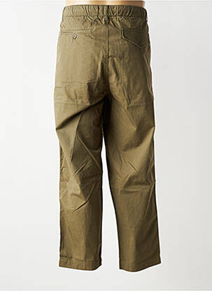 Pantalon droit tissage popeline taille normale vert BASK IN THE SUN homme