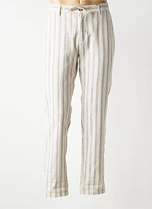 Pantalon droit coupe droite taille normale beige DSTREZZED homme