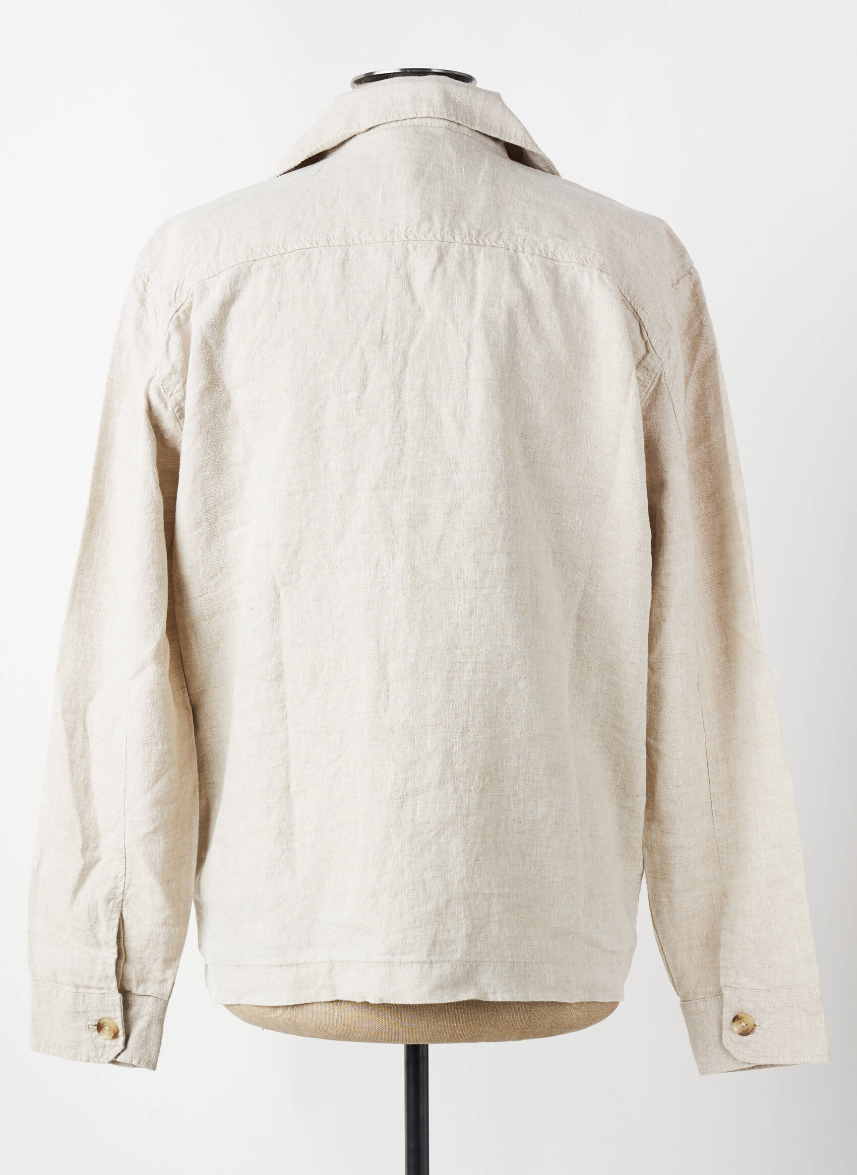 Veste casual fermeture boutonnée sur le devant beige DSTREZZED homme