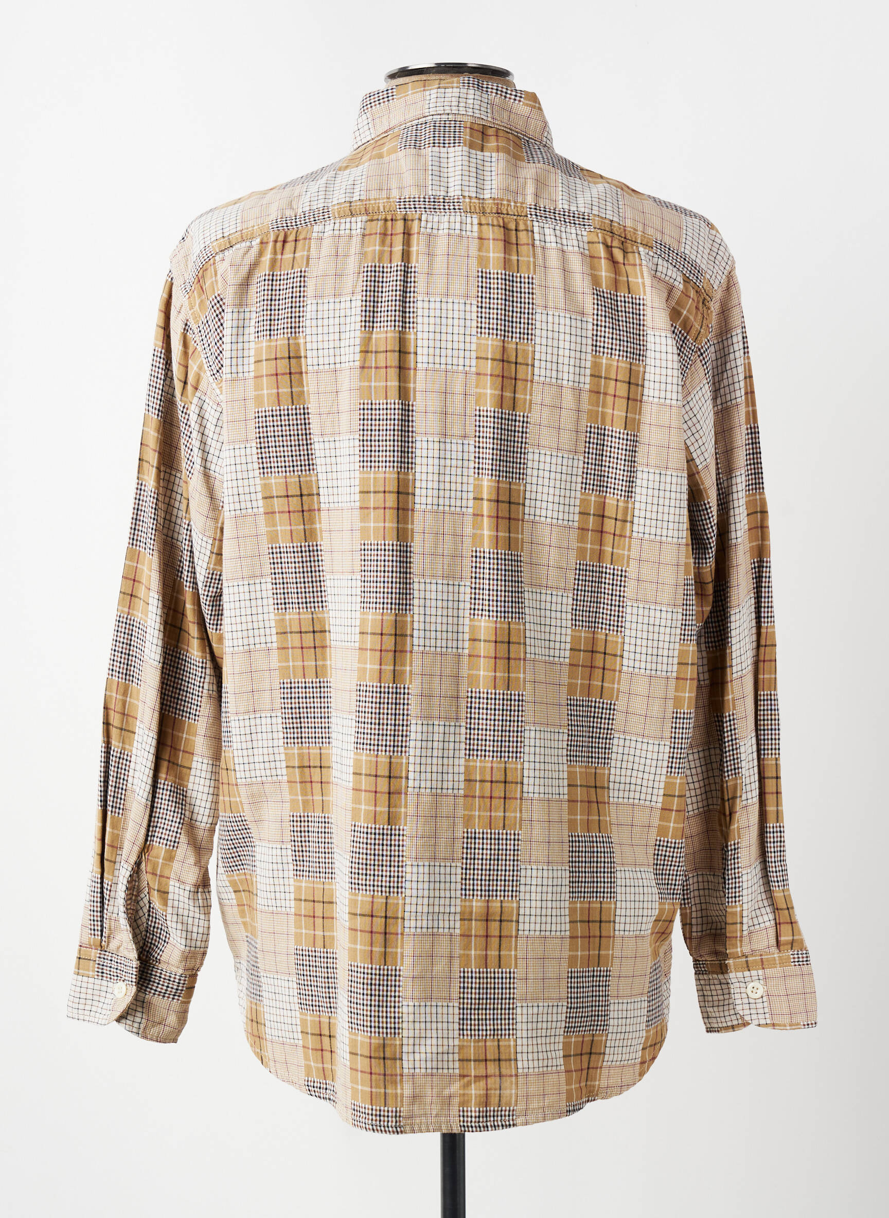 Chemise manches longues poches marron EDWIN homme
