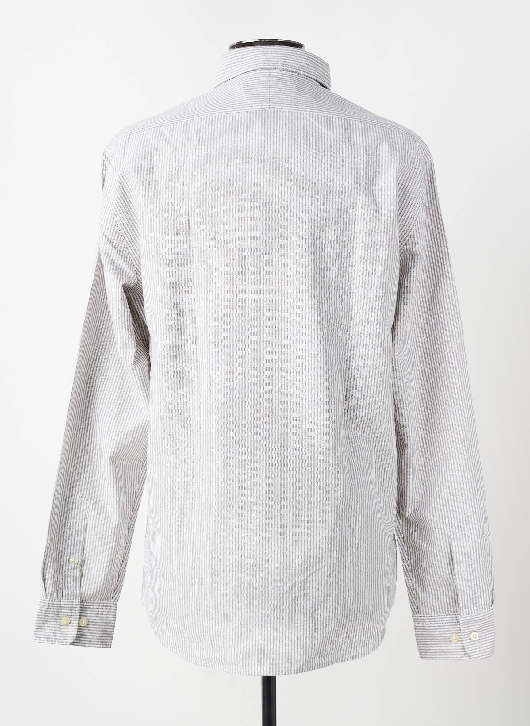 Chemise manches longues imprimé rayures gris SELECTA homme