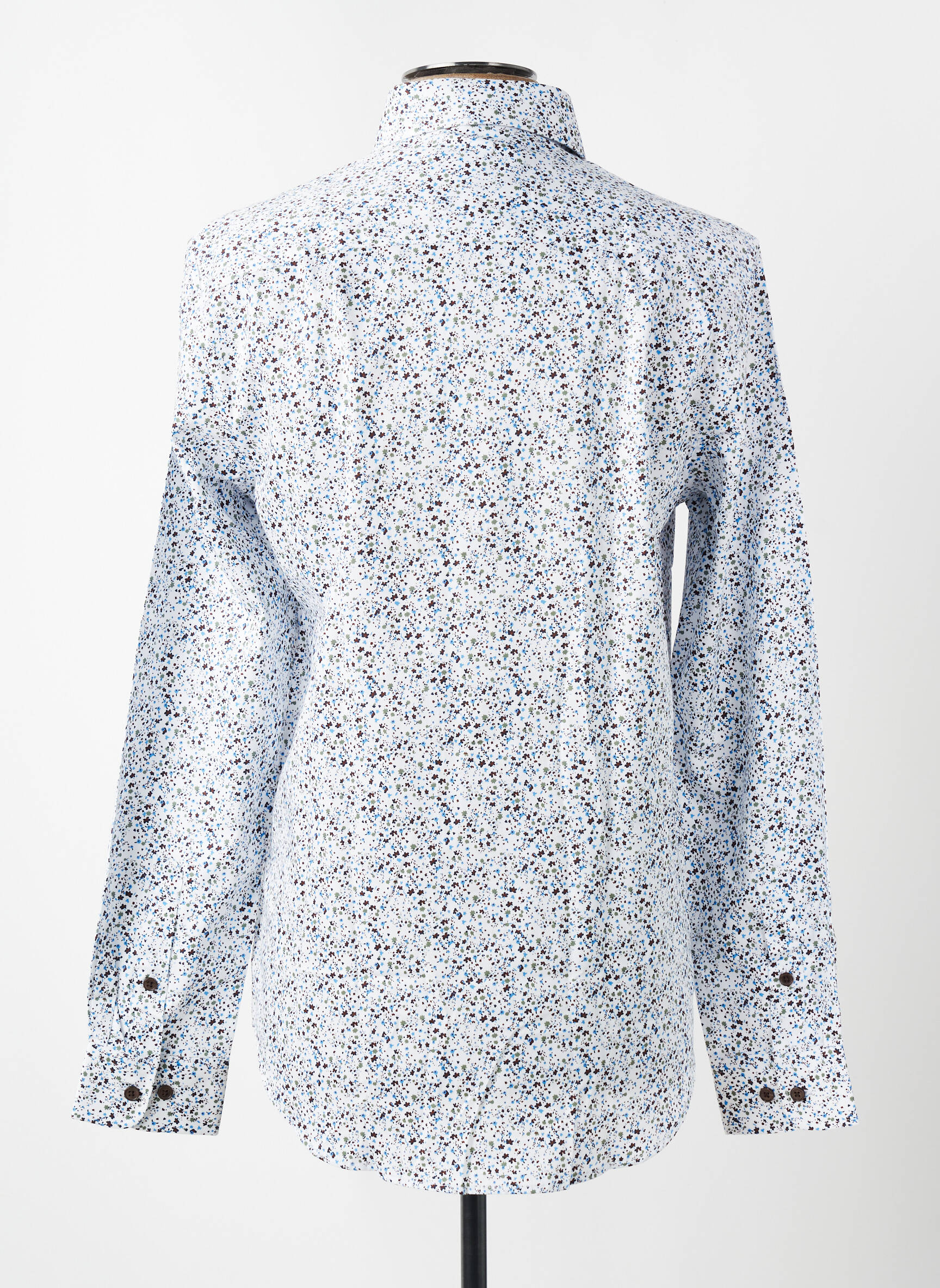 Chemise manches longues imprimé fantaisie bleu MATINIQUE homme