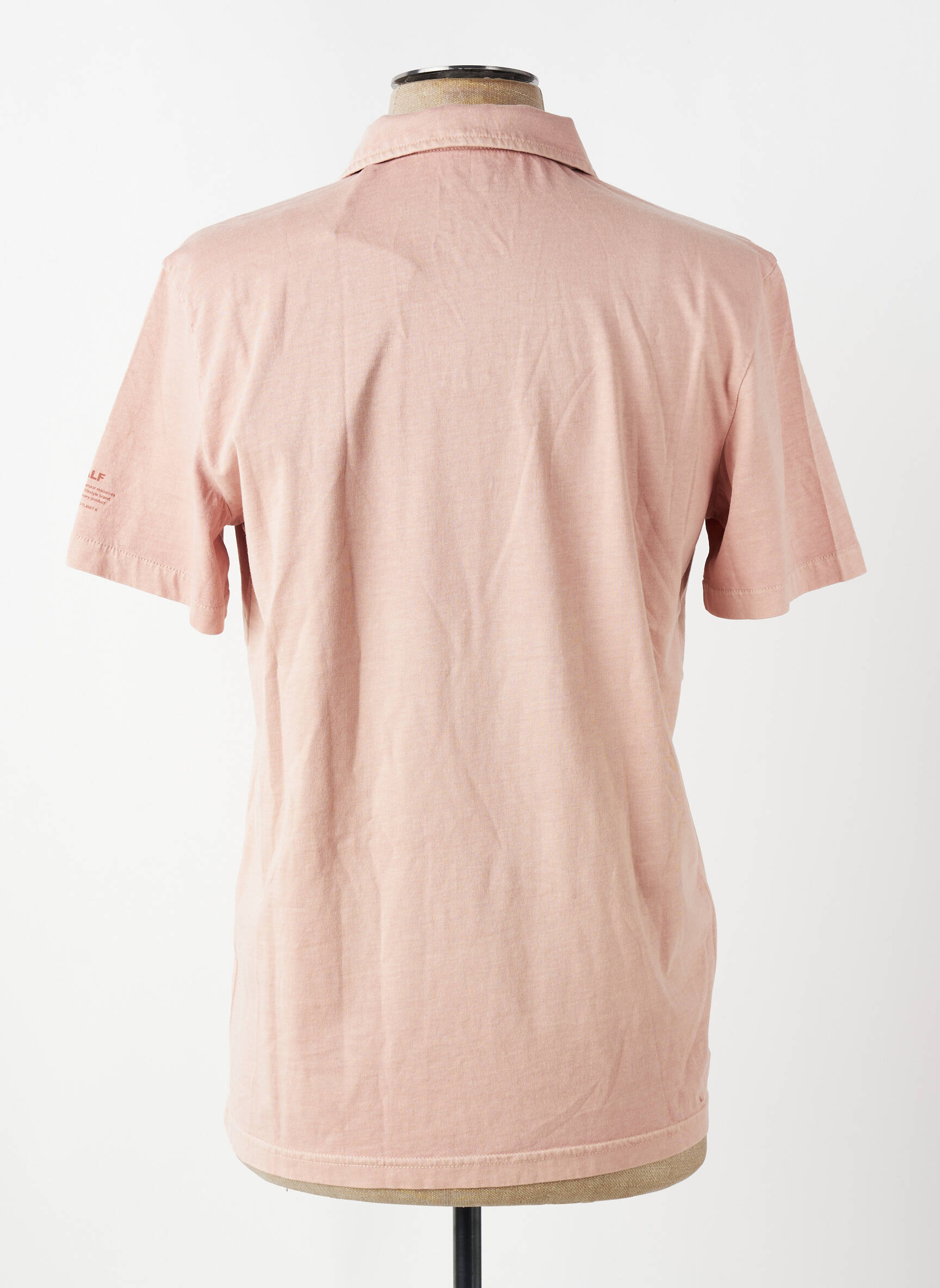 T-shirt stretch manches courtes rose ECOALF homme