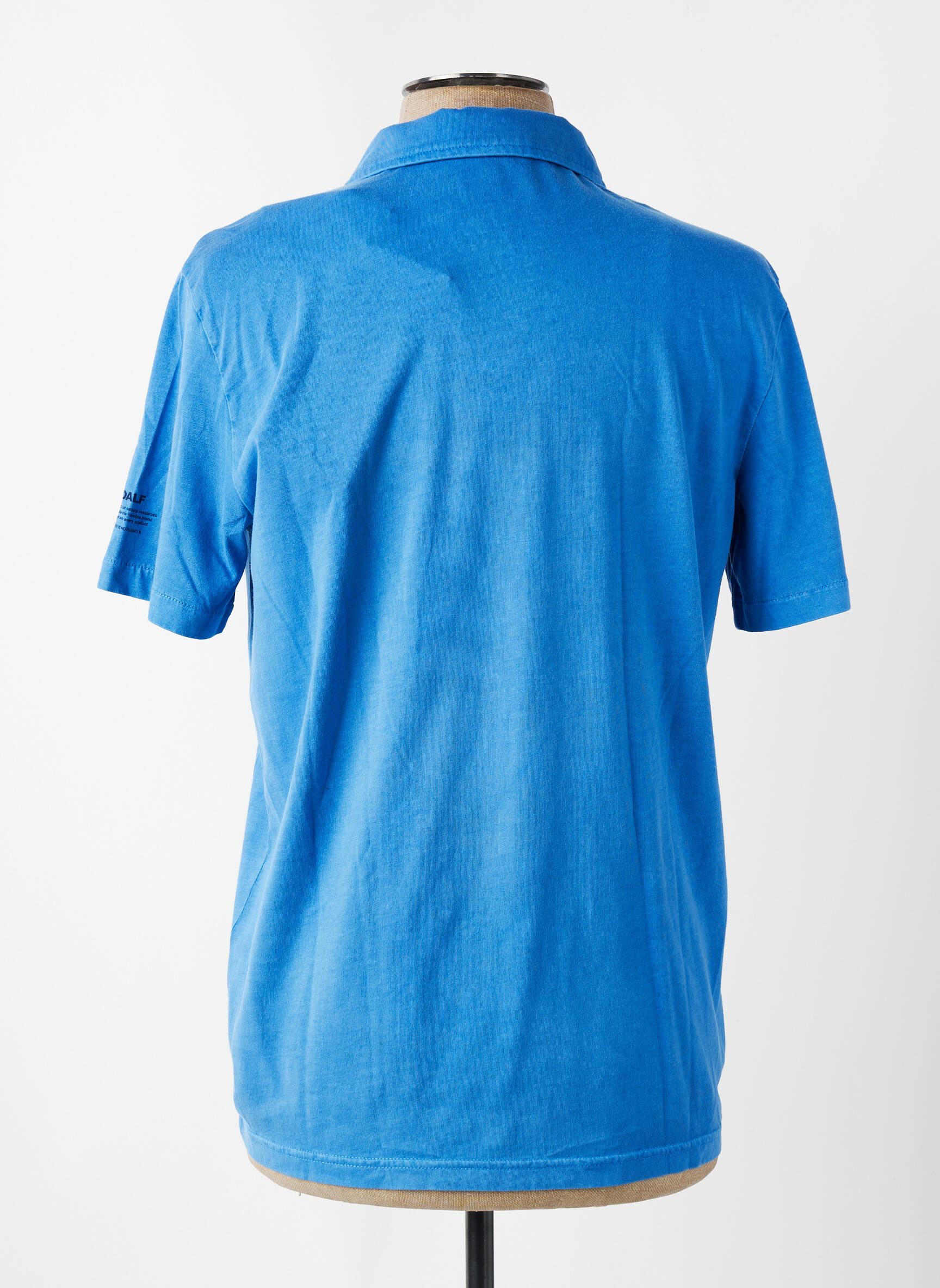 T-shirt stretch manches courtes bleu ECOALF homme