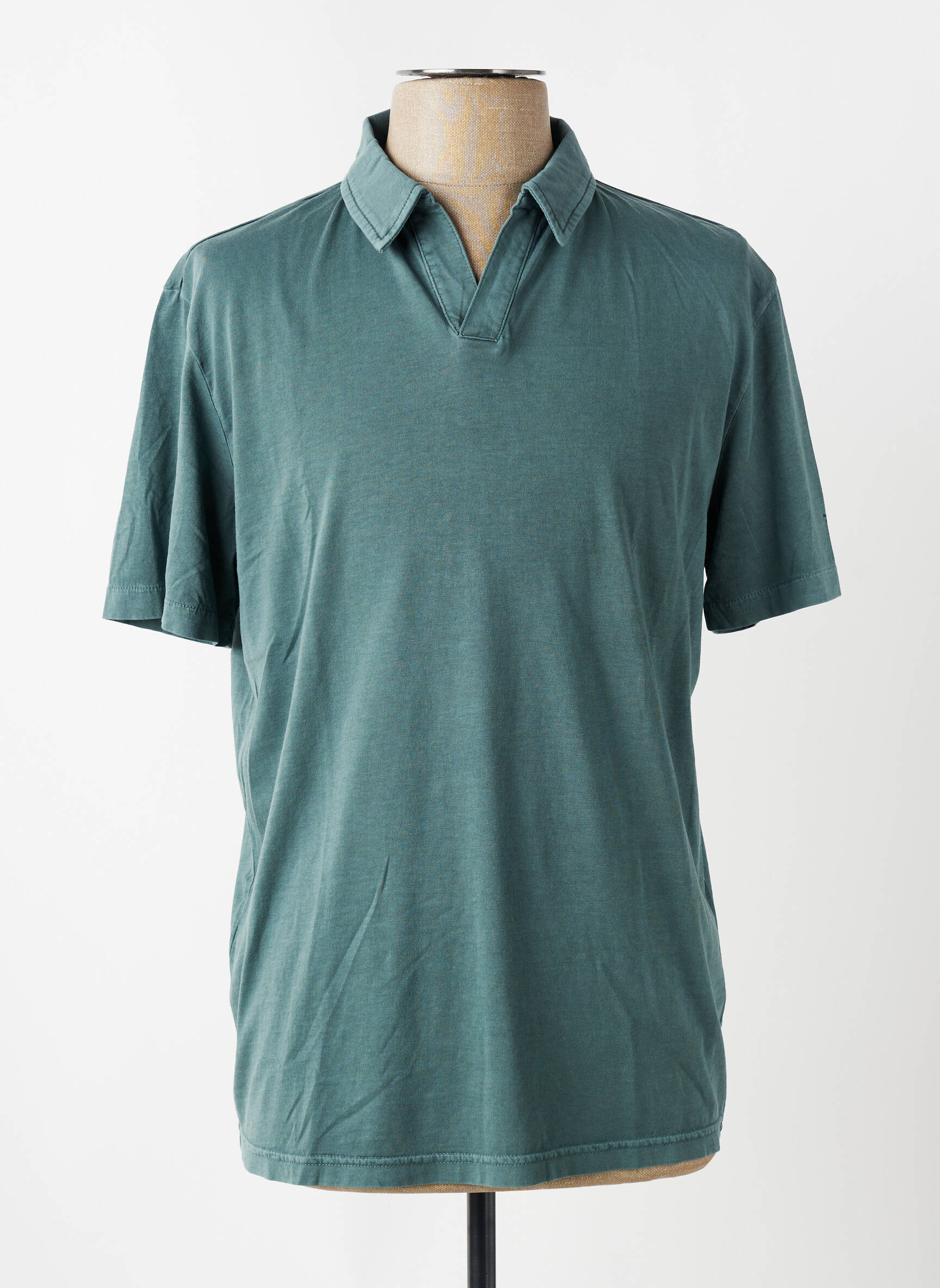 T-shirt stretch manches courtes vert ECOALF homme