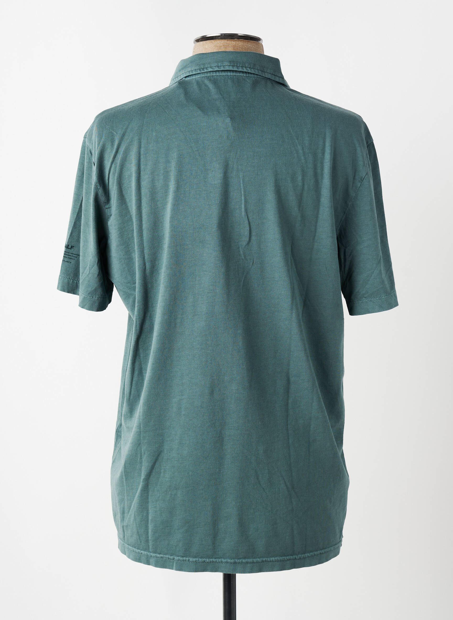 T-shirt stretch manches courtes vert ECOALF homme