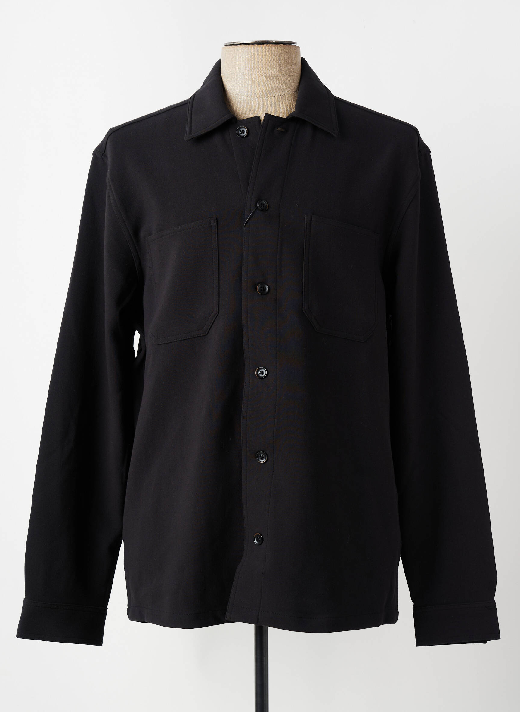 Veste casual fermeture boutonnée sur le devant noir MATINIQUE homme