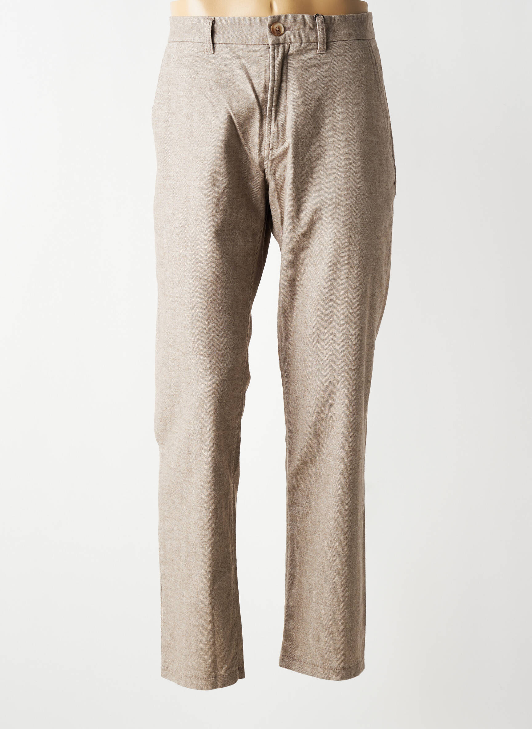 Pantalon droit coupe droite taille normale beige MATINIQUE homme