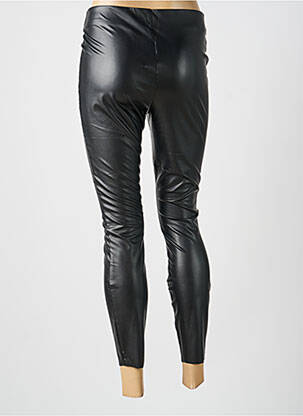 Legging tissage simili-cuir taille normale noir VILA femme