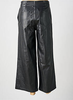 Pantalon 7/8 taille haute taille haute noir ICHI femme