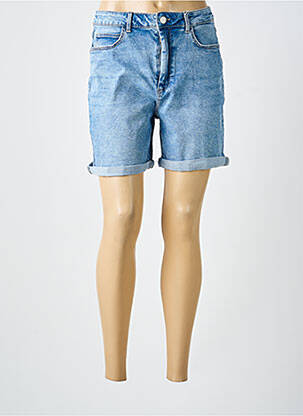 Bermuda taille haute taille haute bleu VILA femme