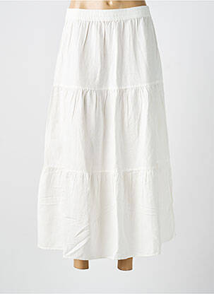 Jupe longue doublure blanc VILA femme