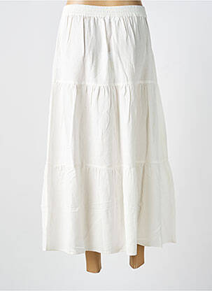 Jupe longue doublure blanc VILA femme