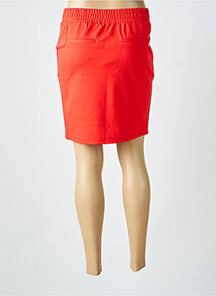Jupe courte poches orange ICHI femme