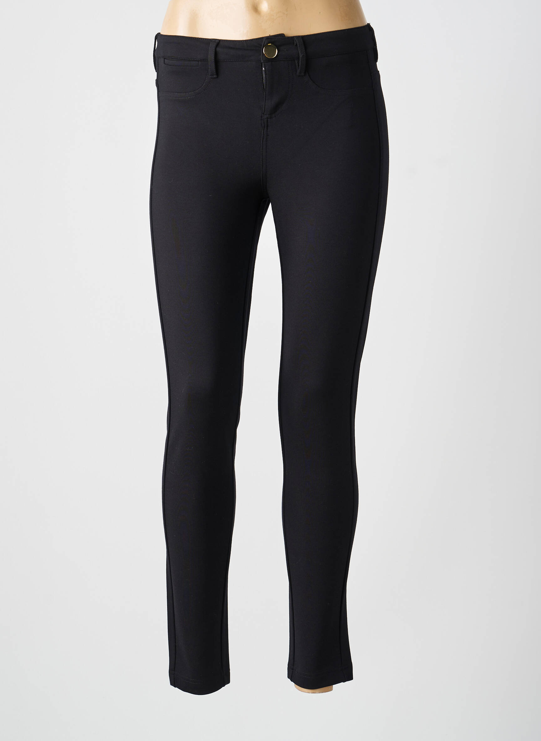 Jegging tissage jersey taille basse noir GUESS femme