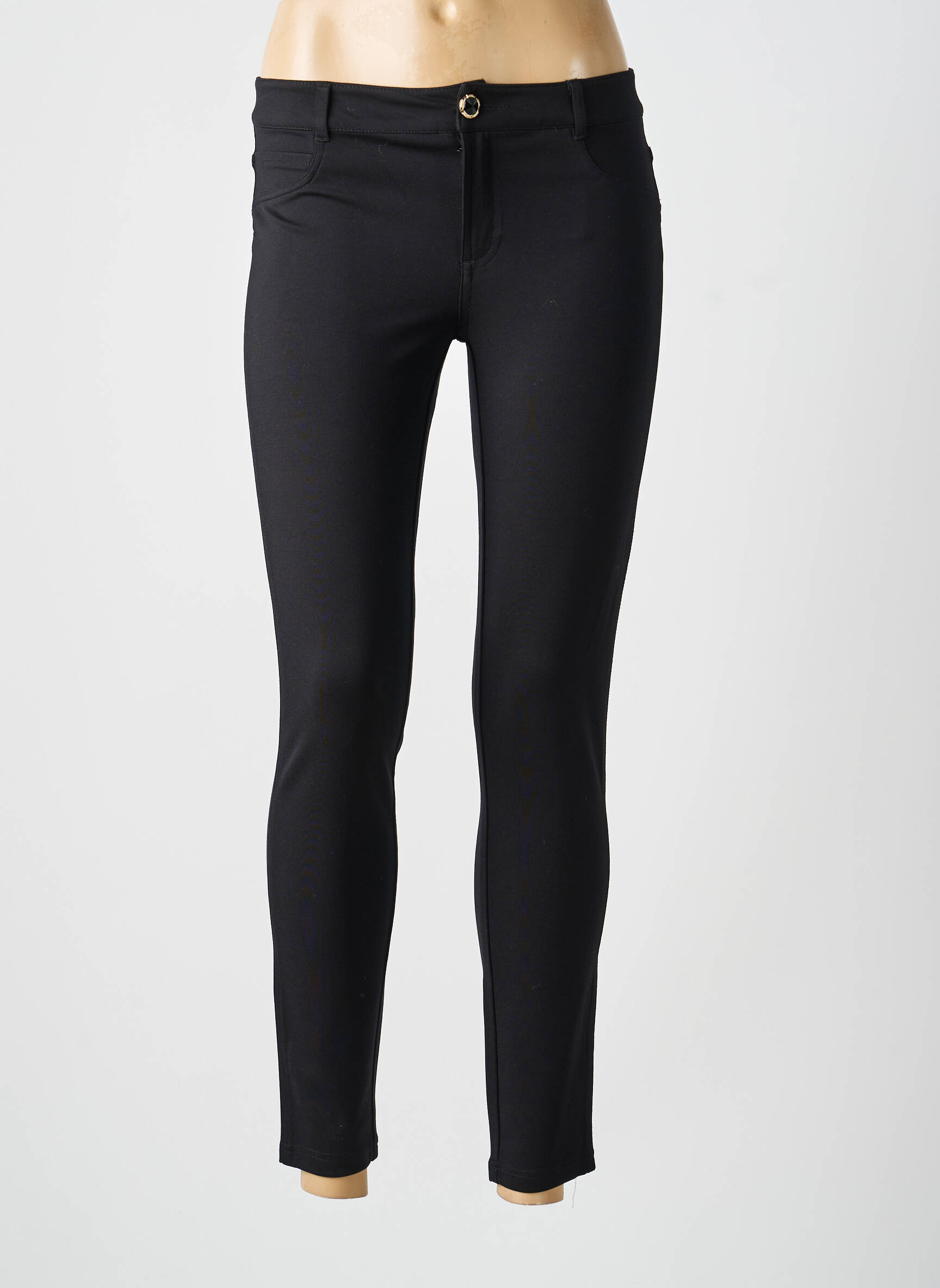 Jegging tissage jersey taille normale noir GUESS femme