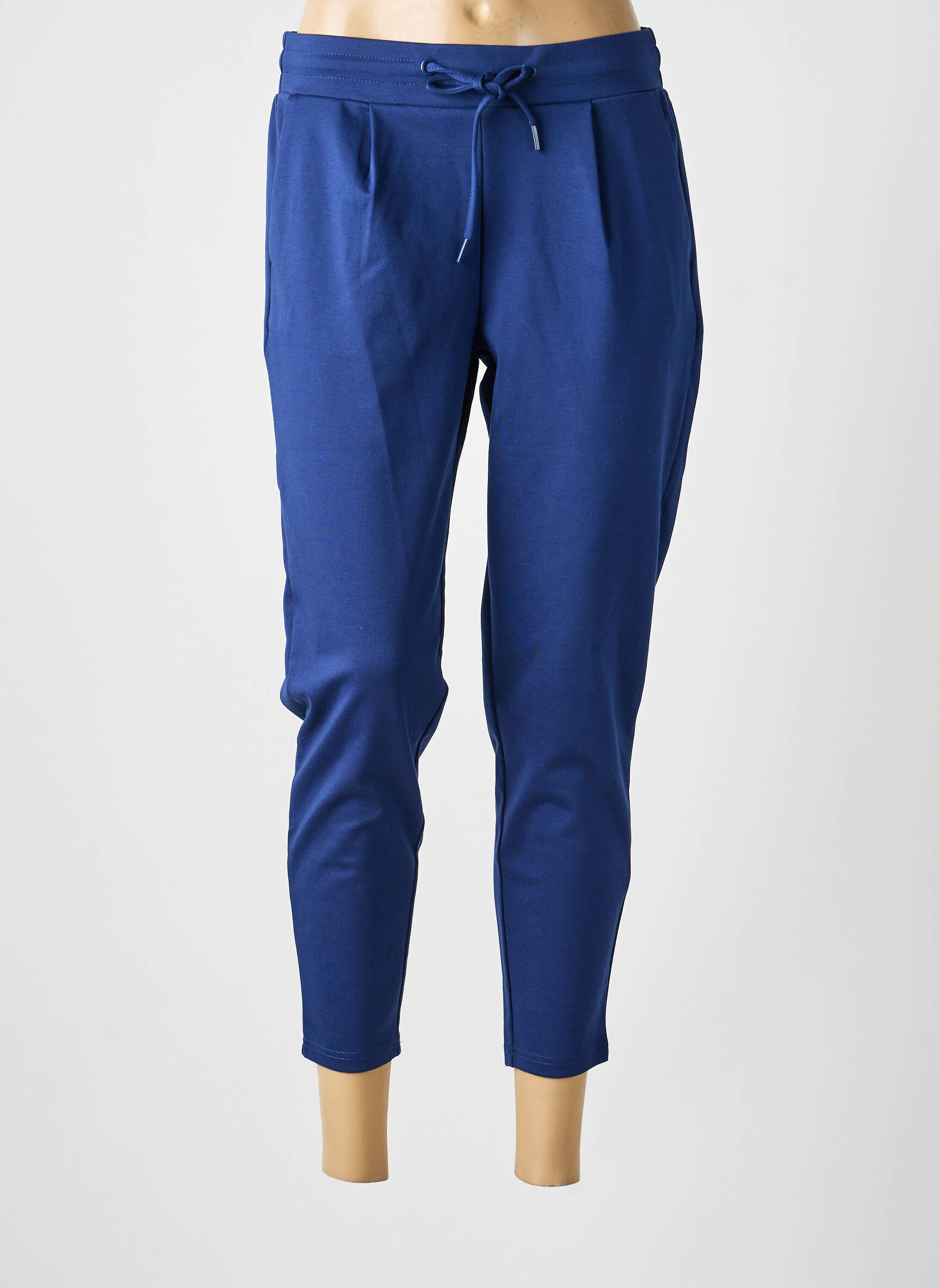 Jogging slim taille normale bleu ICHI femme