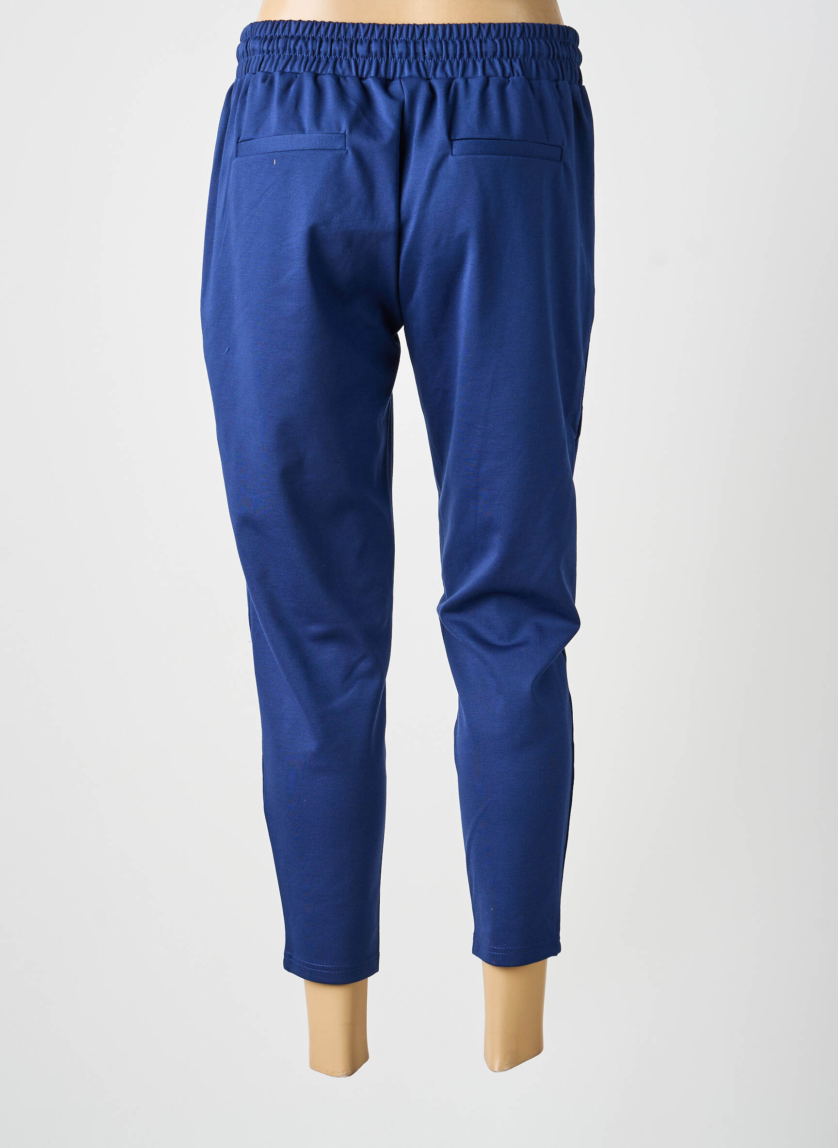 Jogging slim taille normale bleu ICHI femme
