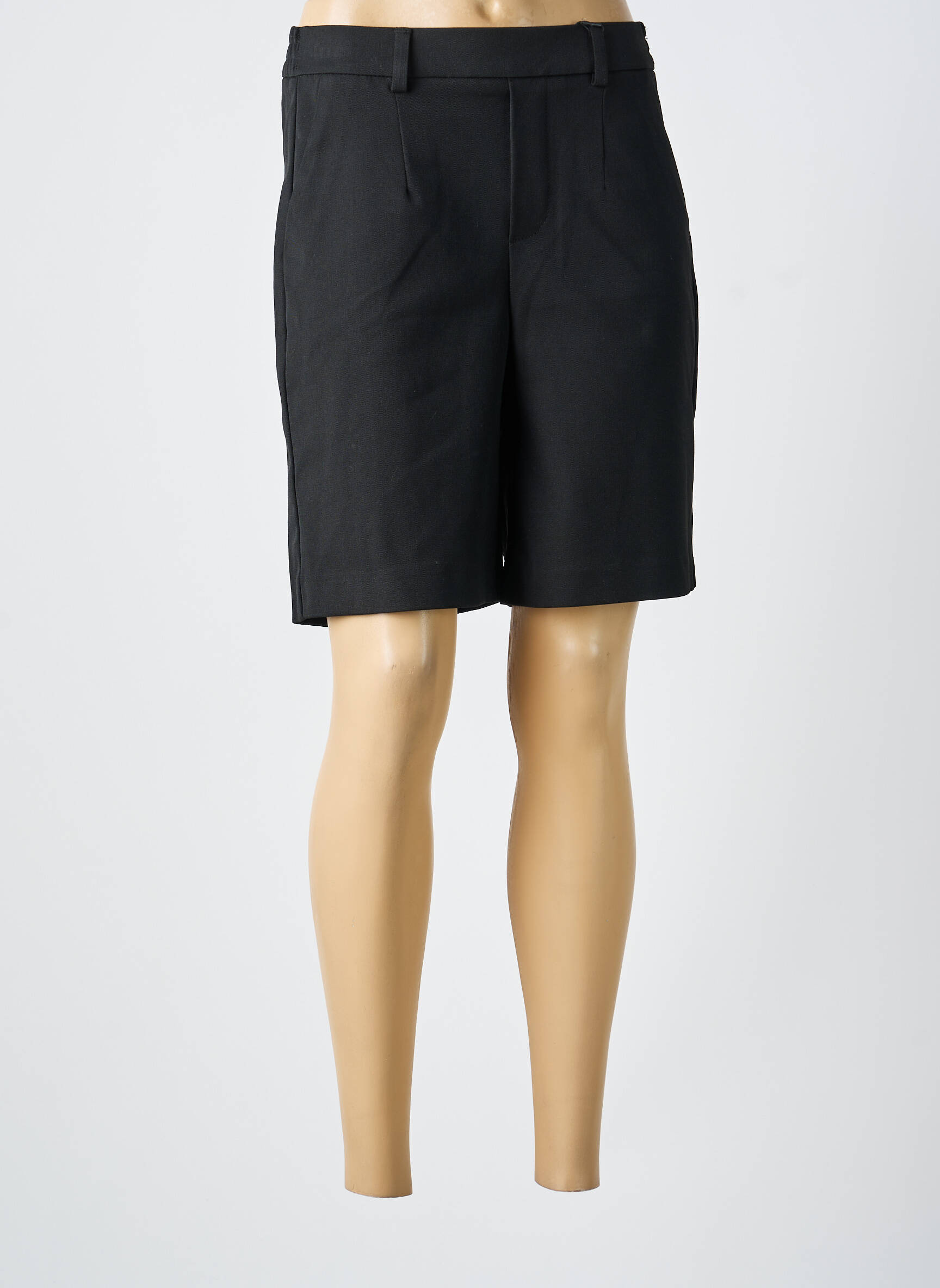 Bermuda taille élastique taille normale noir OBJECT femme