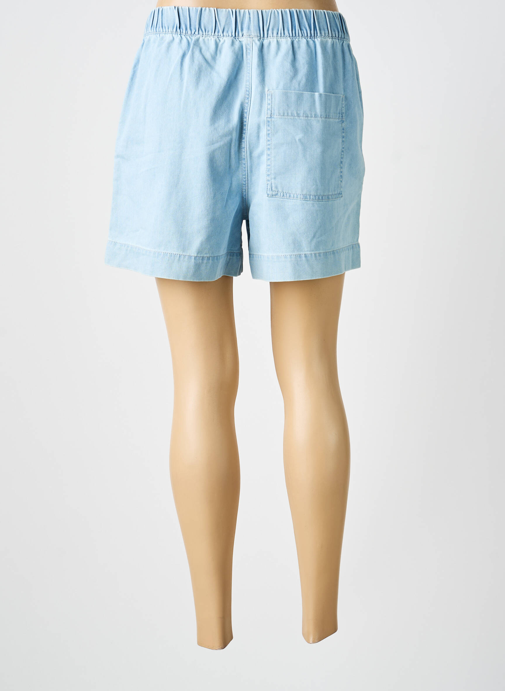 Short tissage denim taille normale bleu PIECES femme