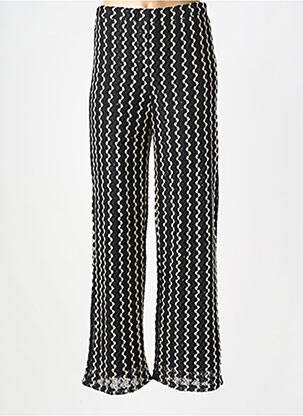 Pantalon droit taille élastique taille normale noir VILA femme