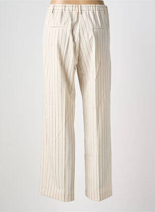Pantalon droit stretch taille normale beige PAKO LITTO femme