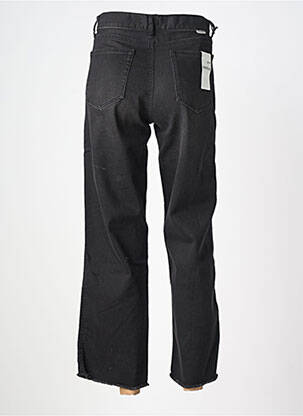 Jeans coupe droite taille haute taille haute noir FIVE femme