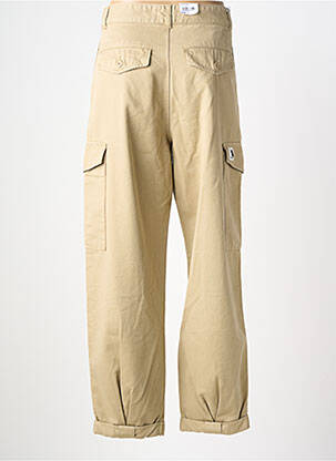 Pantalon cargo tissage popeline taille normale beige CARHARTT femme