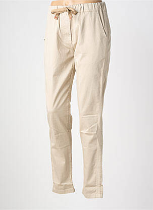 Pantalon chino stretch taille normale beige PAKO LITTO femme